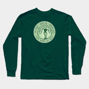 Asheville, NC - Nature Tree Girl - Green 20 Long Sleeve T-Shirt